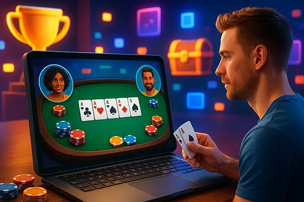 Avatares en partida de póker