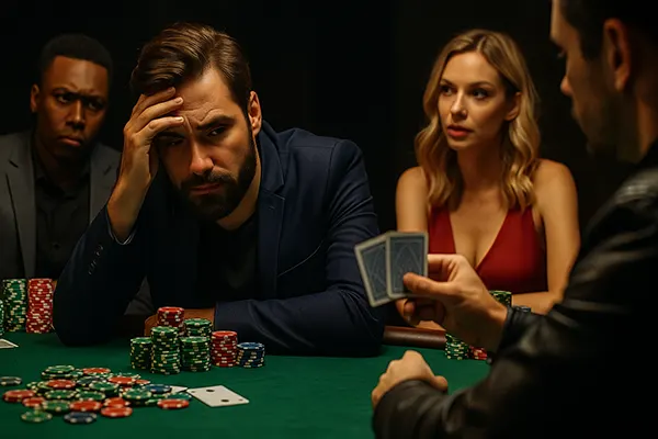 Sicherheitskontrolle am Pokertisch