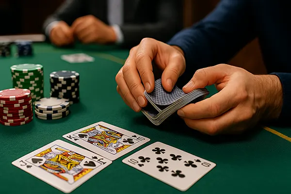 Karten austeilen Poker