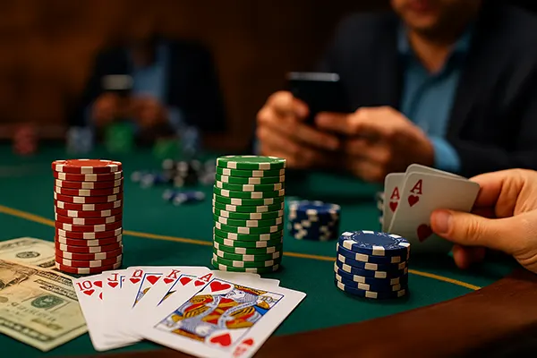 Karten austeilen Poker