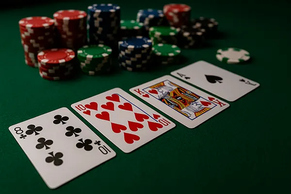 Pokerspeler concentratie